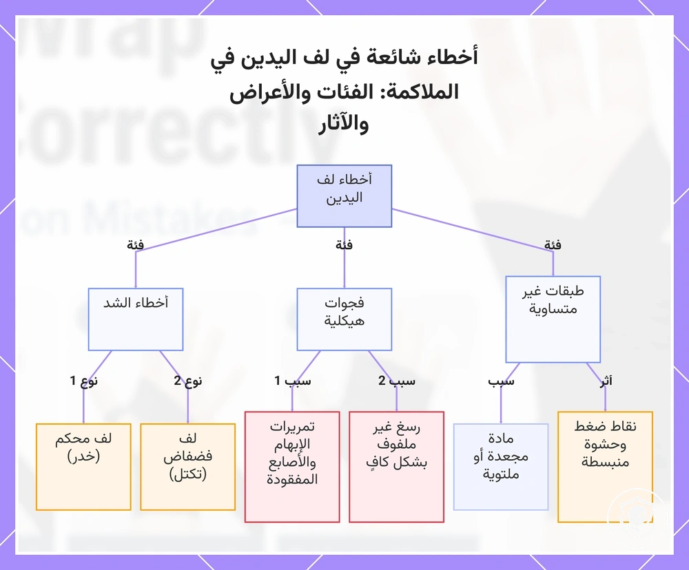 أخطاء شائعة في لف اليدين في الملاكمة: الفئات والأعراض والآثار