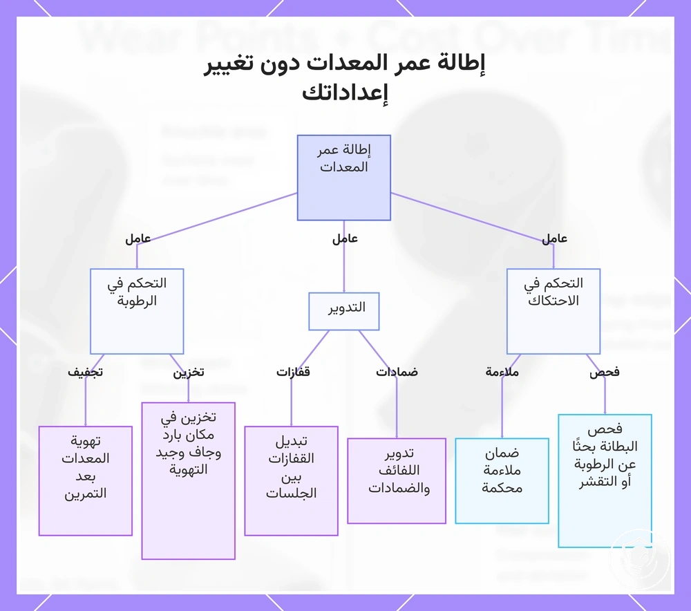 إطالة عمر المعدات دون تغيير إعداداتك