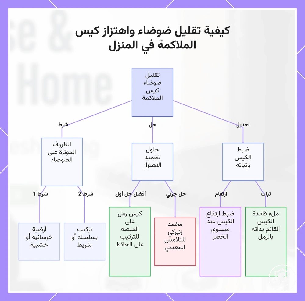 كيفية تقليل ضوضاء واهتزاز كيس الملاكمة في المنزل