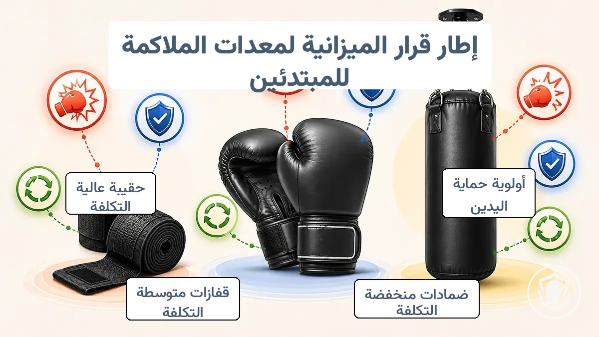 معايير اتخاذ القرارات الميزانية لمعدات الملاكمة المنزلية للمبتدئين: أثر التدريب وخفض المخاطر ومفاضلات قابلية الاستبدال