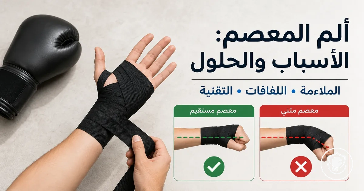 دعم المعصم وتوجيهات تقنية لتقليل ألم المعصم عند استخدام معدات الملاكمة المنزلية للمبتدئين