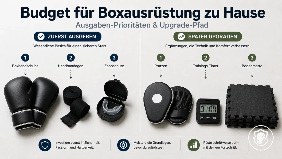 Budgetplan für Einsteiger mit Prioritäten beim Kauf und sinnvollen Upgrades