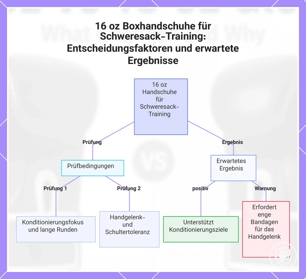 16 oz Boxhandschuhe für Schweresack-Training: Entscheidungsfaktoren und erwartete Ergebnisse