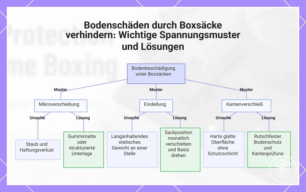 Bodenschäden durch Boxsäcke verhindern: Wichtige Spannungsmuster und Lösungen