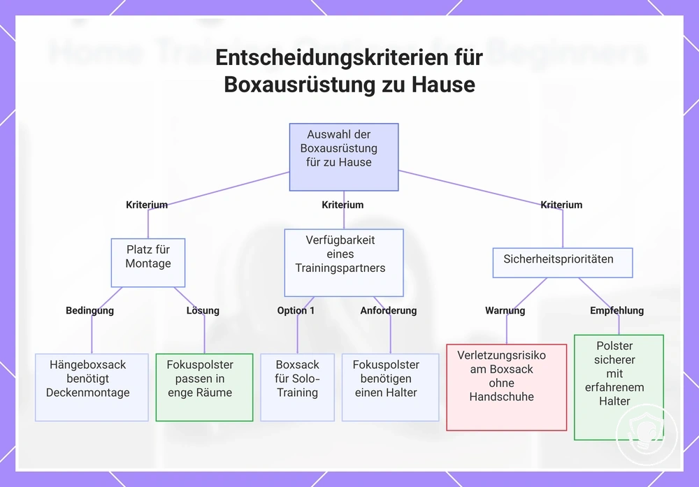 Entscheidungskriterien für Boxausrüstung zu Hause