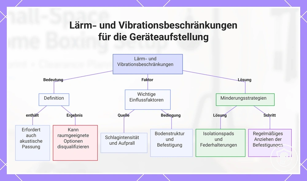 Lärm- und Vibrationsbeschränkungen für die Geräteaufstellung