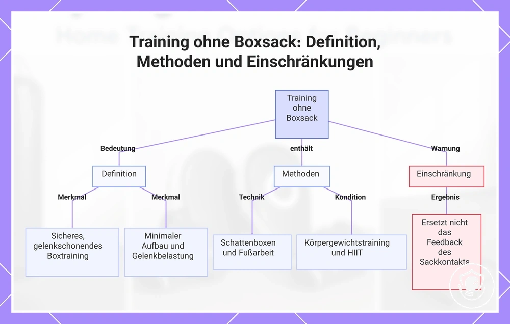 Training ohne Boxsack: Definition, Methoden und Einschränkungen