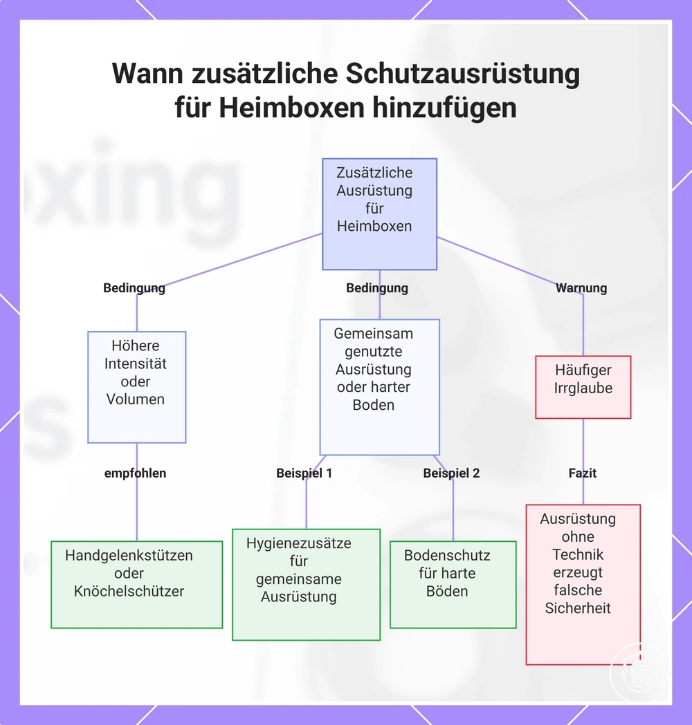 Wann zusätzliche Schutzausrüstung für Heimboxen hinzufügen