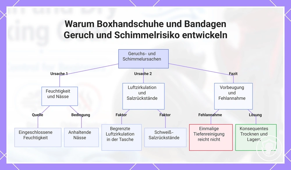Warum Boxhandschuhe und Bandagen Geruch und Schimmelrisiko entwickeln
