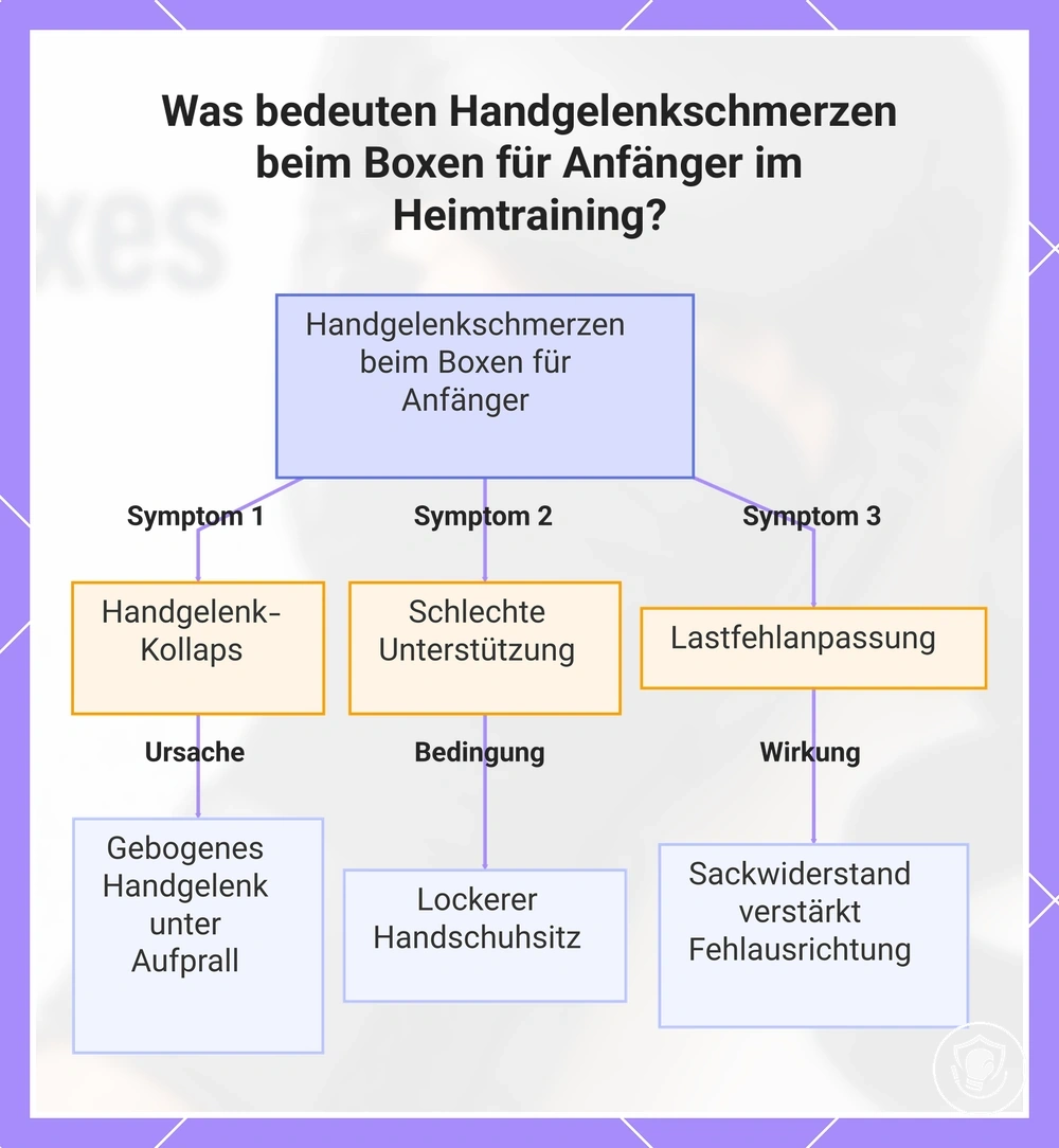 Was bedeuten Handgelenkschmerzen beim Boxen für Anfänger im Heimtraining?