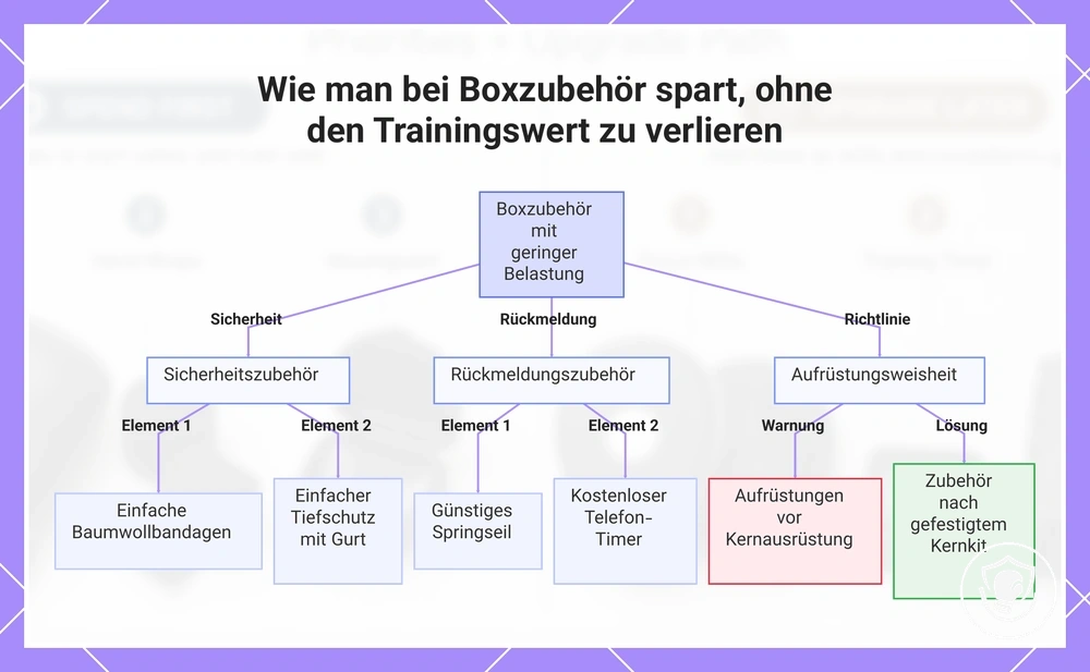 Wie man bei Boxzubehör spart, ohne den Trainingswert zu verlieren