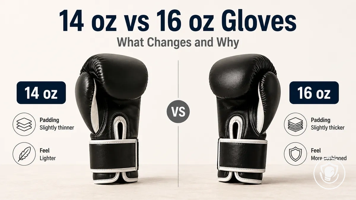 Two beginner boxing glove weights compared for home training decisions