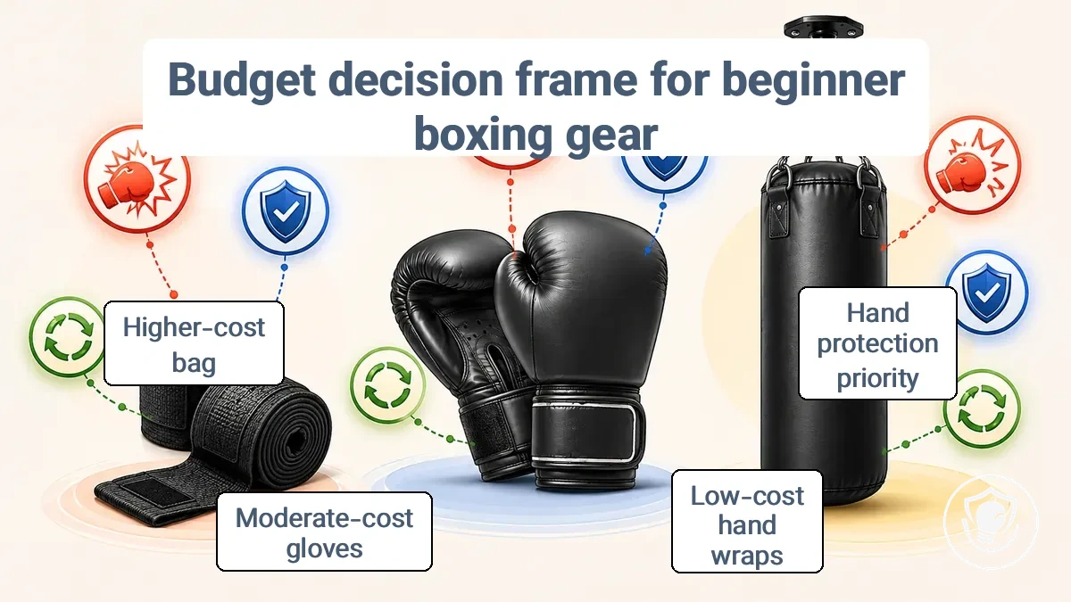 Budget decision criteria for beginner home boxing equipment: training impact, risk reduction, and replaceability trade-offs