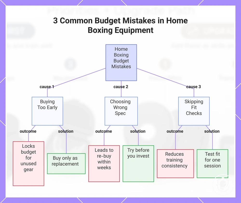 3 Common Budget Mistakes in Home Boxing Equipment
