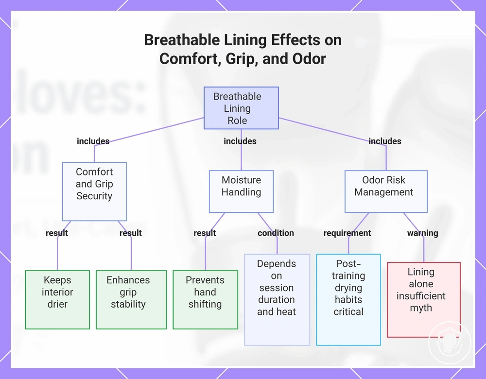 Breathable Lining Effects on Comfort, Grip, and Odor