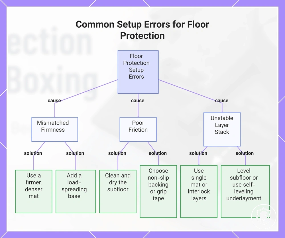 Common Setup Errors for Floor Protection