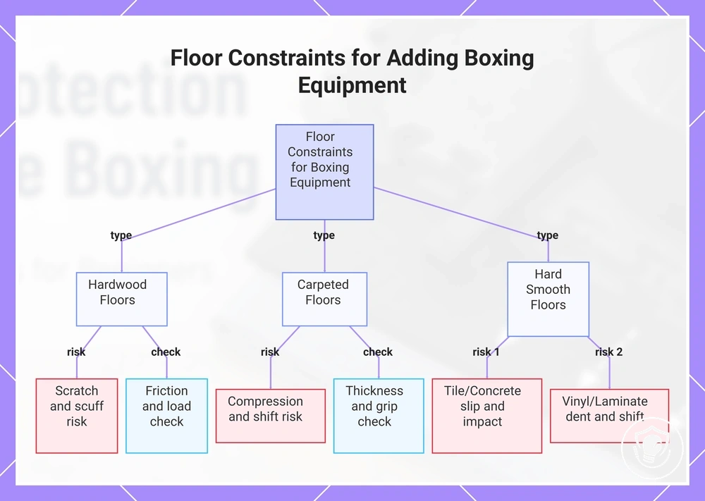 Floor Constraints for Adding Boxing Equipment