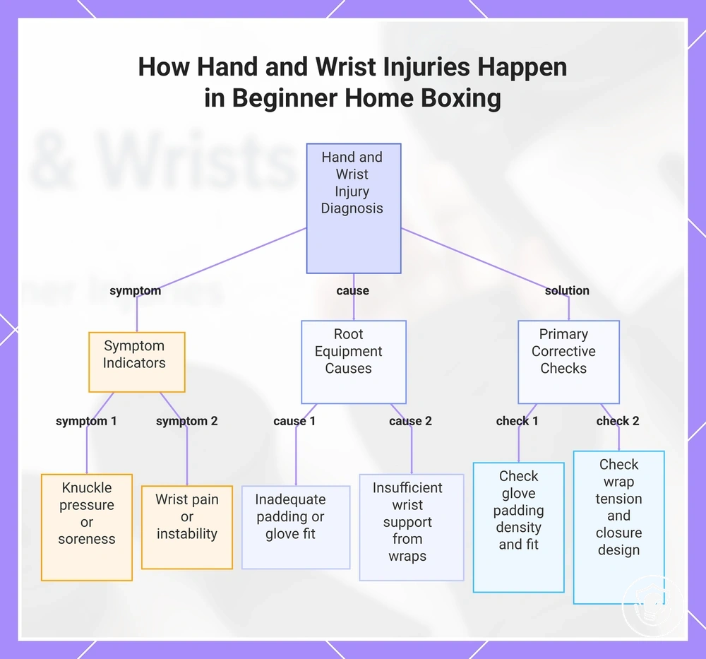 How Hand and Wrist Injuries Happen in Beginner Home Boxing