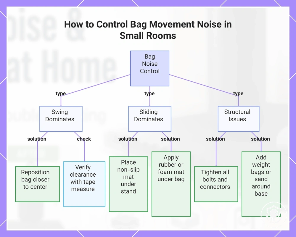 How to Control Bag Movement Noise in Small Rooms