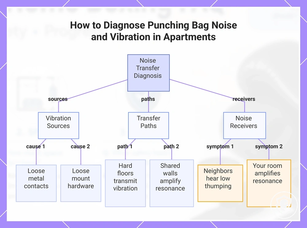 How to Diagnose Punching Bag Noise and Vibration in Apartments
