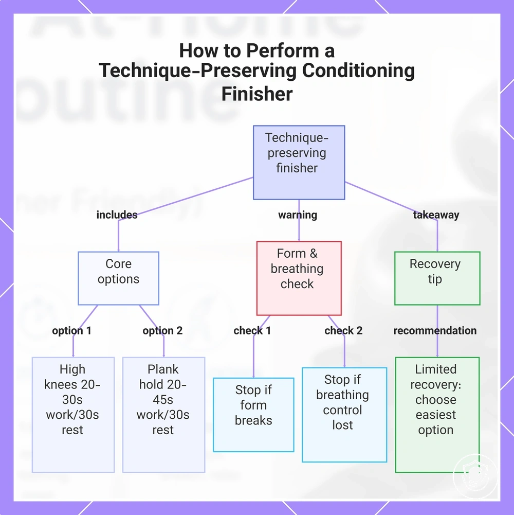 How to Perform a Technique-Preserving Conditioning Finisher
