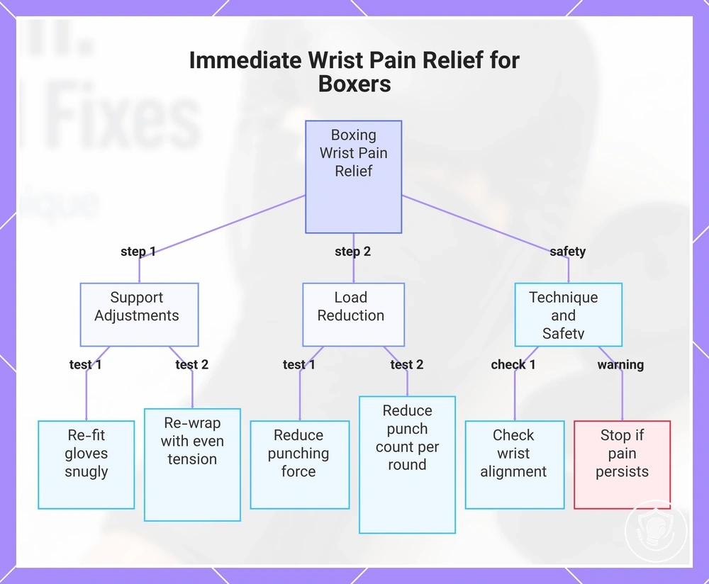 Immediate Wrist Pain Relief for Boxers