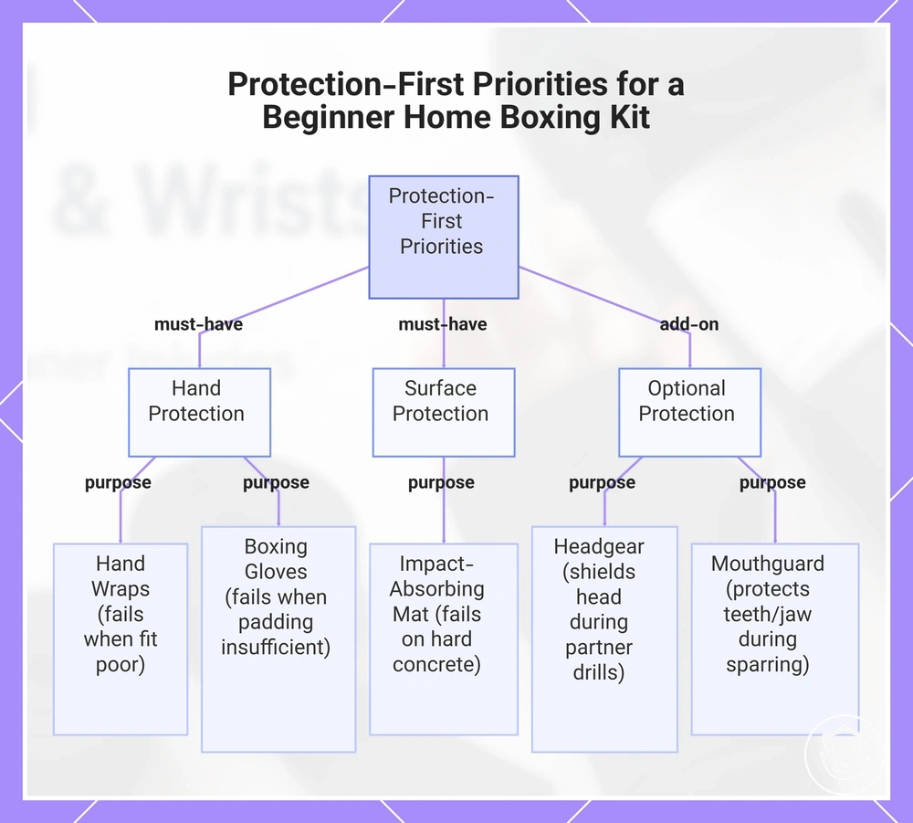 Protection-First Priorities for a Beginner Home Boxing Kit