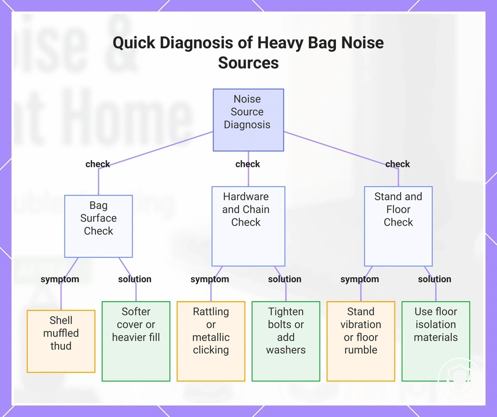 Quick Diagnosis of Heavy Bag Noise Sources