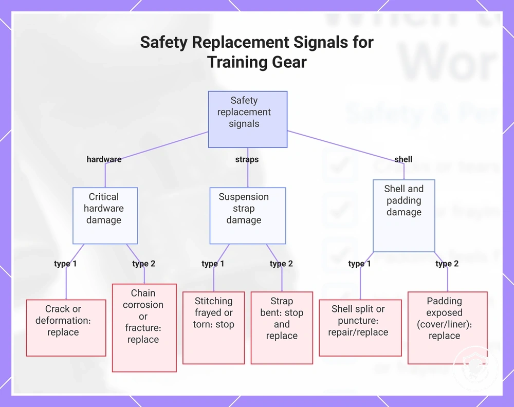 Safety Replacement Signals for Training Gear