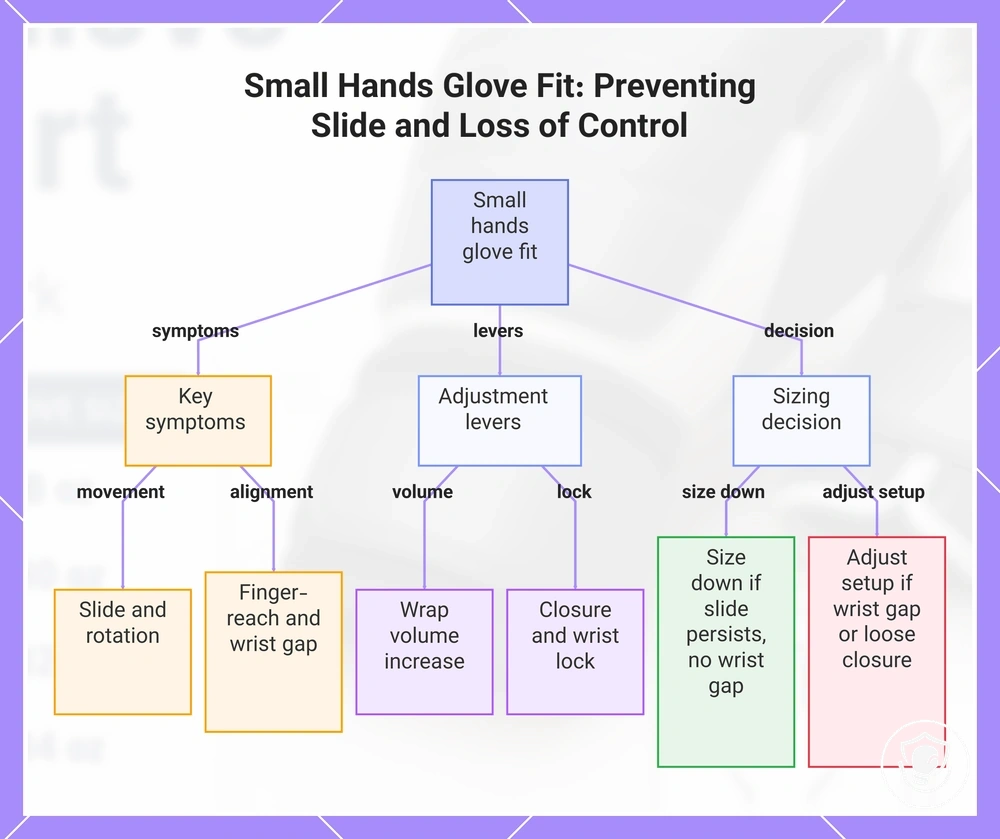 Small Hands Glove Fit: Preventing Slide and Loss of Control