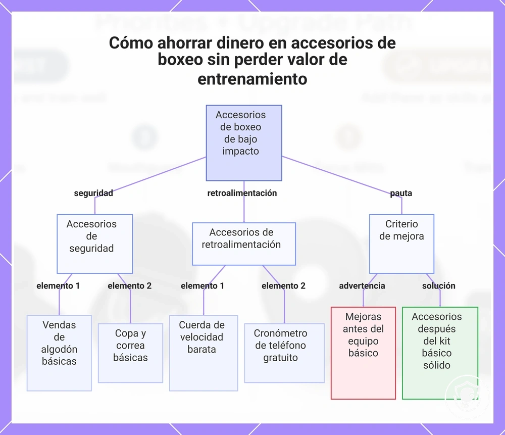Cómo ahorrar dinero en accesorios de boxeo sin perder valor de entrenamiento