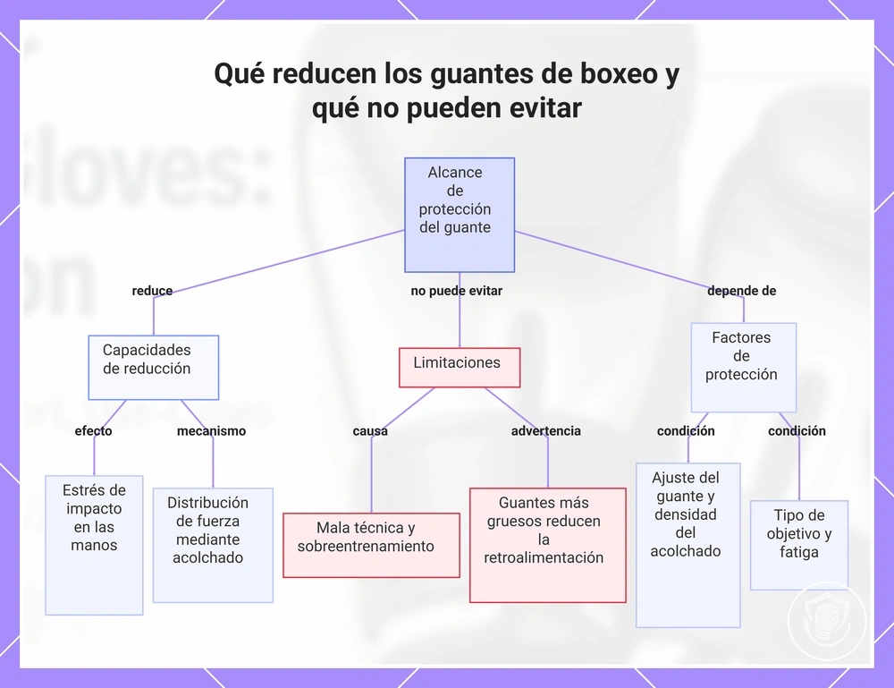 Qué reducen los guantes de boxeo y qué no pueden evitar