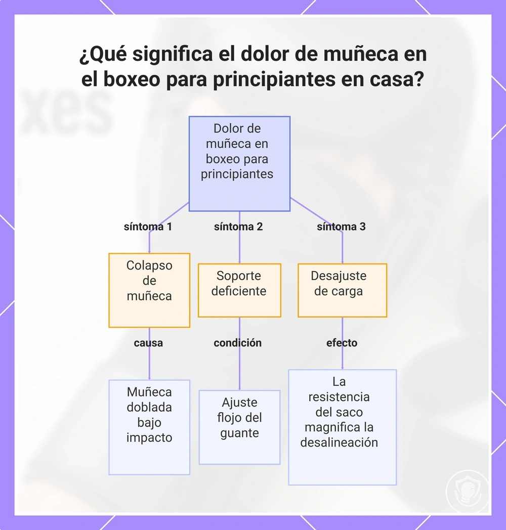 ¿Qué significa el dolor de muñeca en el boxeo para principiantes en casa?