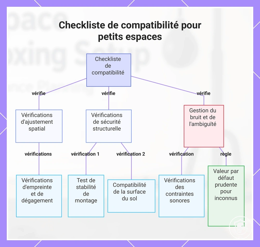 Checkliste de compatibilité pour petits espaces