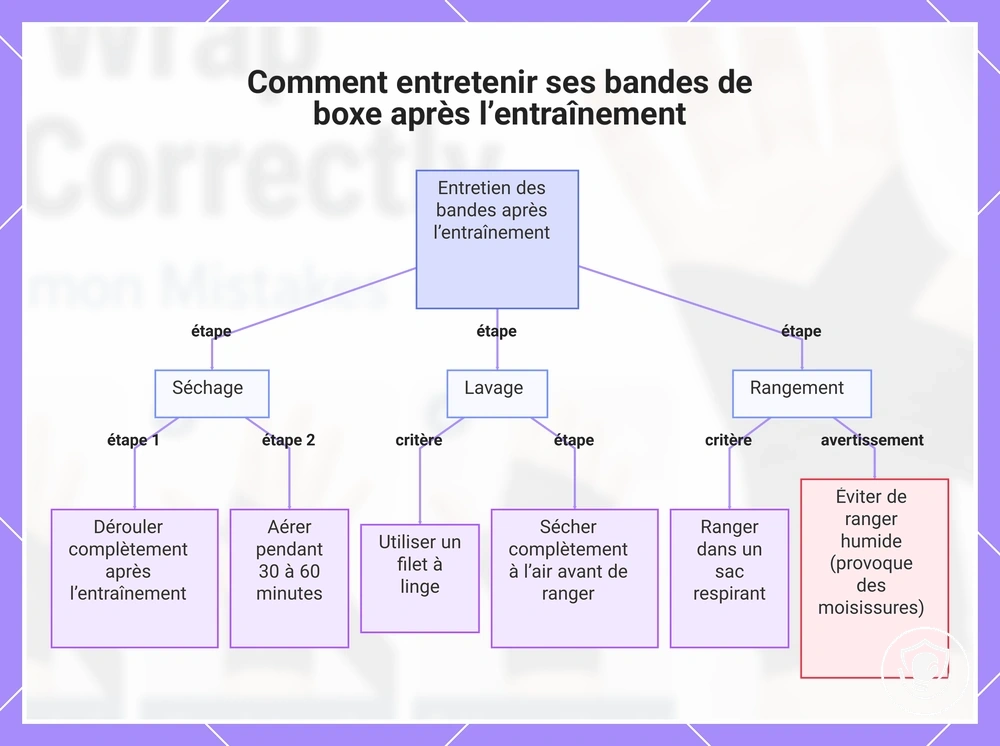 Comment entretenir ses bandes de boxe après l’entraînement