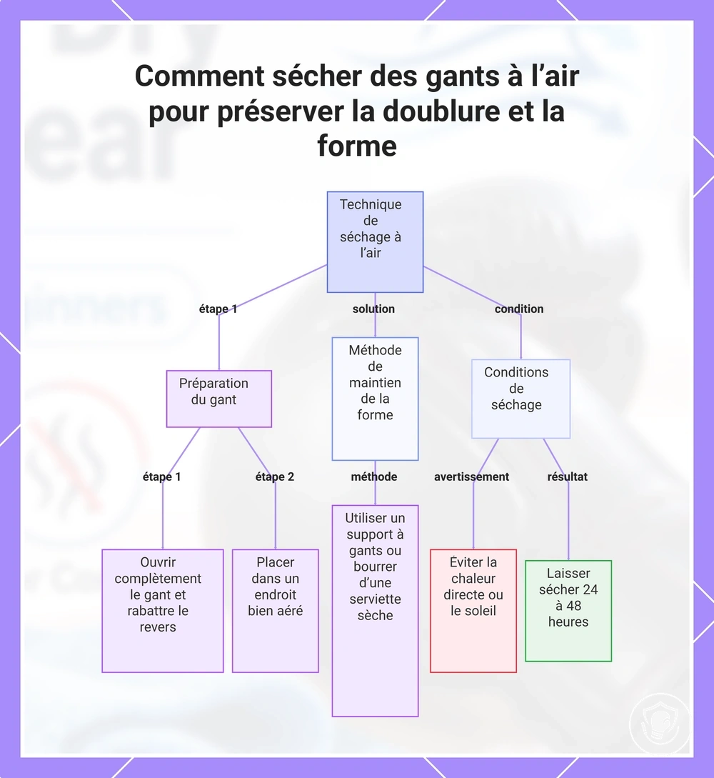 Comment sécher des gants à l’air pour préserver la doublure et la forme