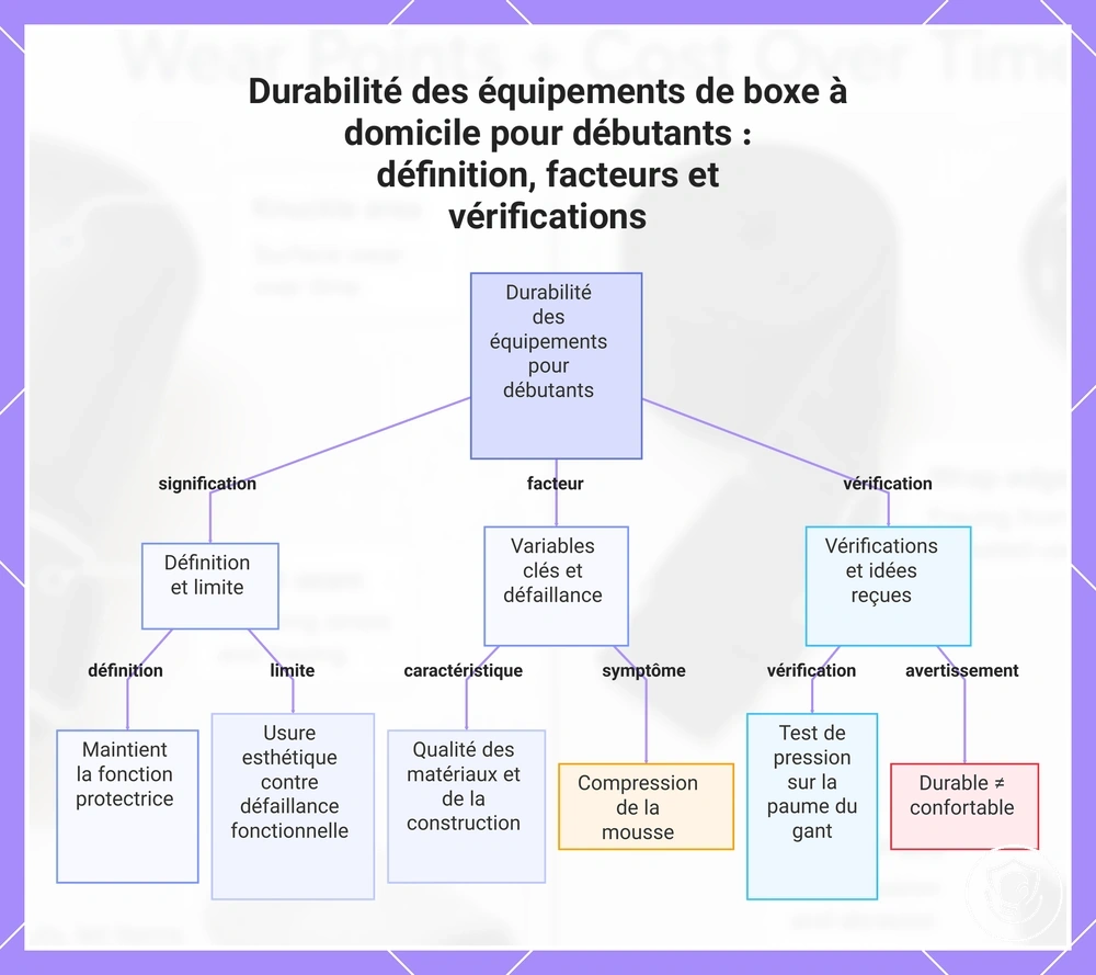 Durabilité des équipements de boxe à domicile pour débutants : définition, facteurs et vérifications