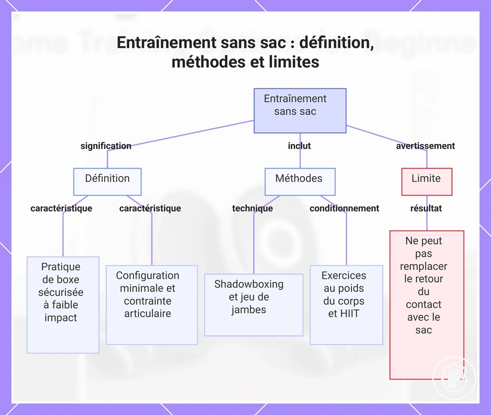 Entraînement sans sac : définition, méthodes et limites