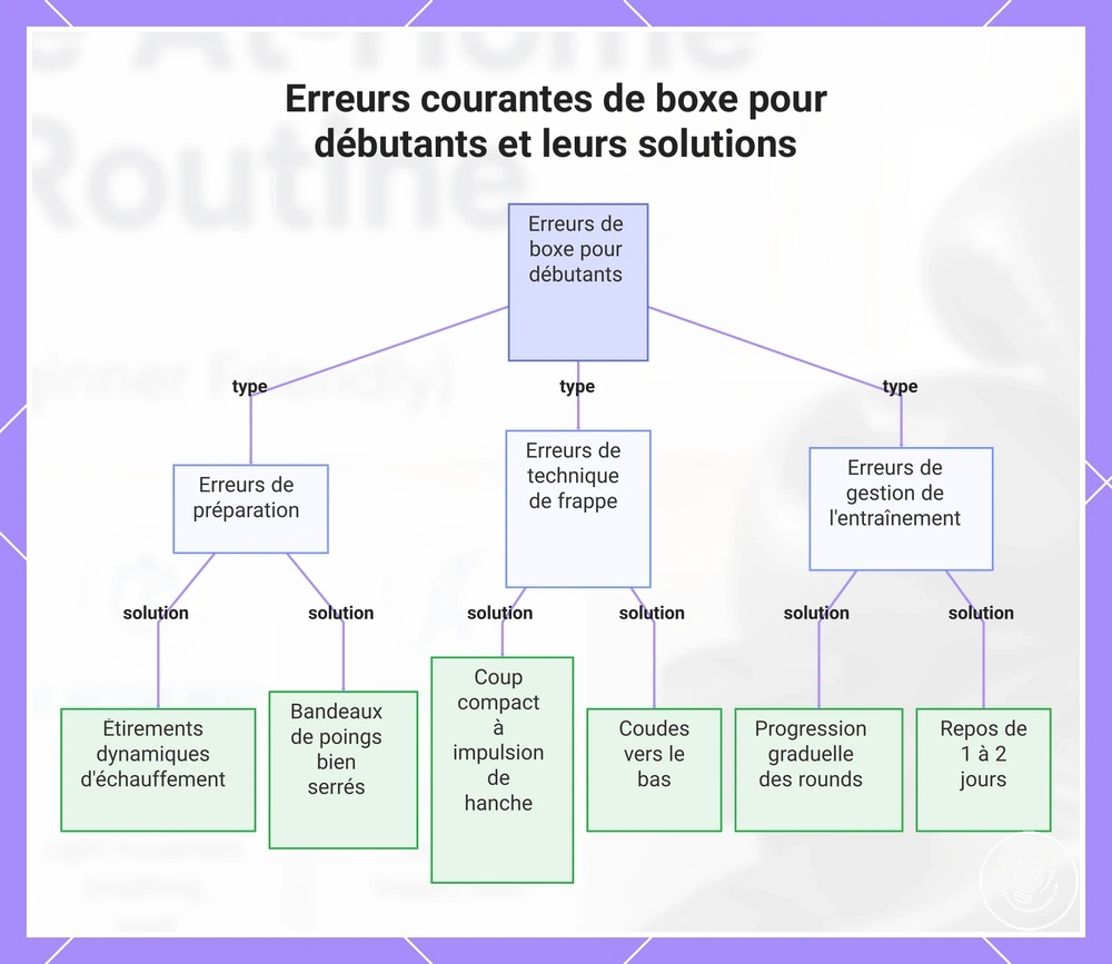 Erreurs courantes de boxe pour débutants et leurs solutions