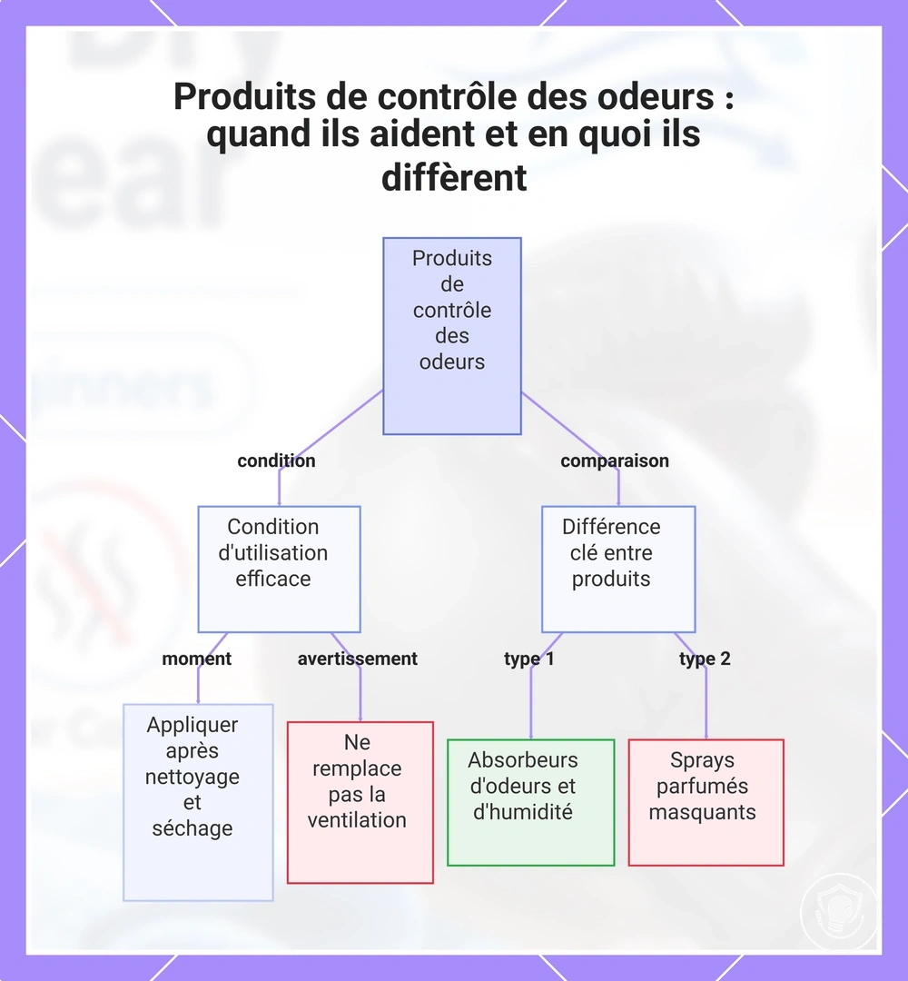Produits de contrôle des odeurs : quand ils aident et en quoi ils diffèrent