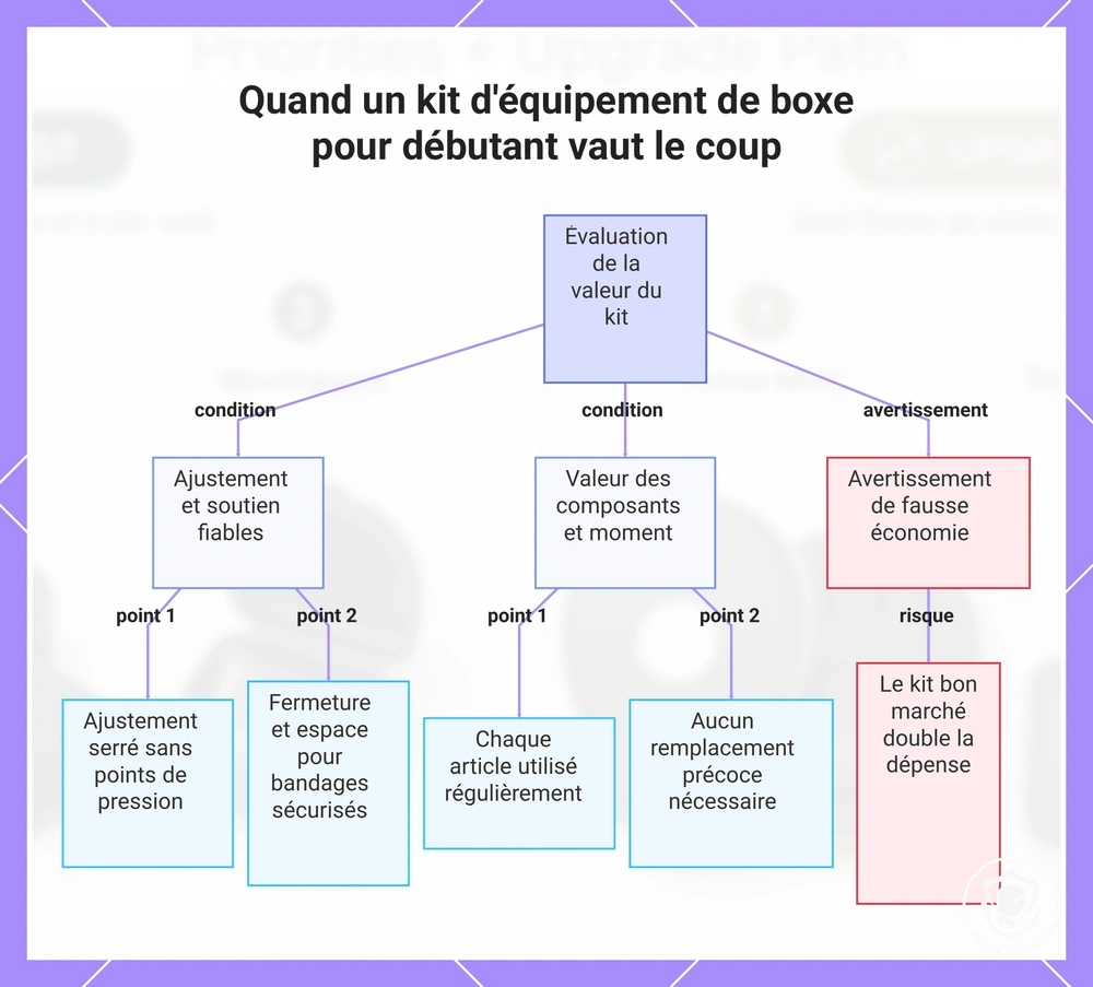 Quand un kit d'équipement de boxe pour débutant vaut le coup