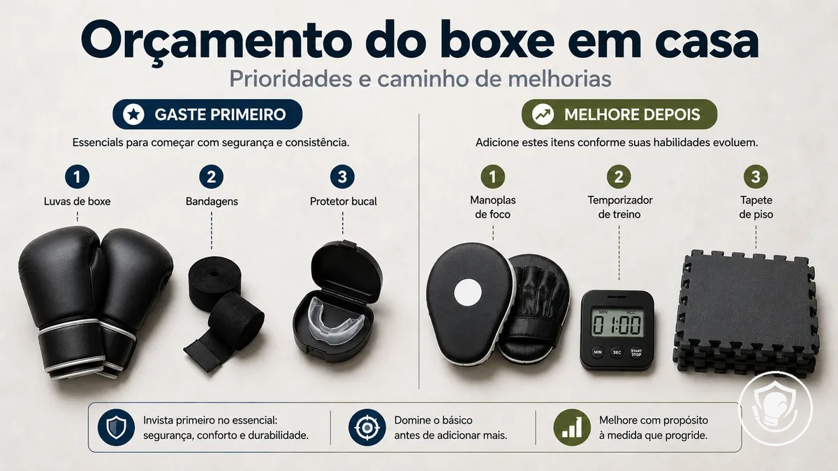 Plano de orçamento para iniciantes mostrando prioridades de gasto e possíveis melhorias