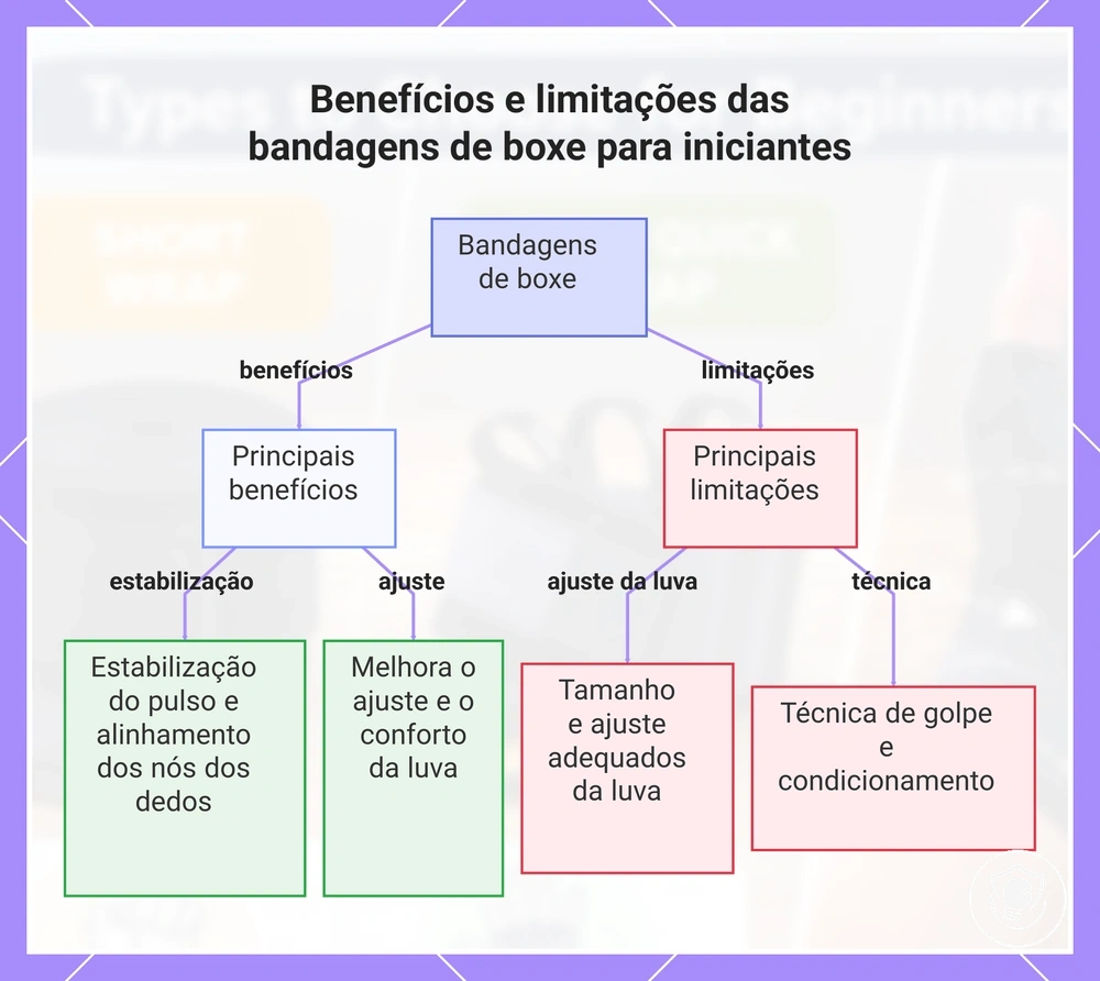 Benefícios e limitações das bandagens de boxe para iniciantes