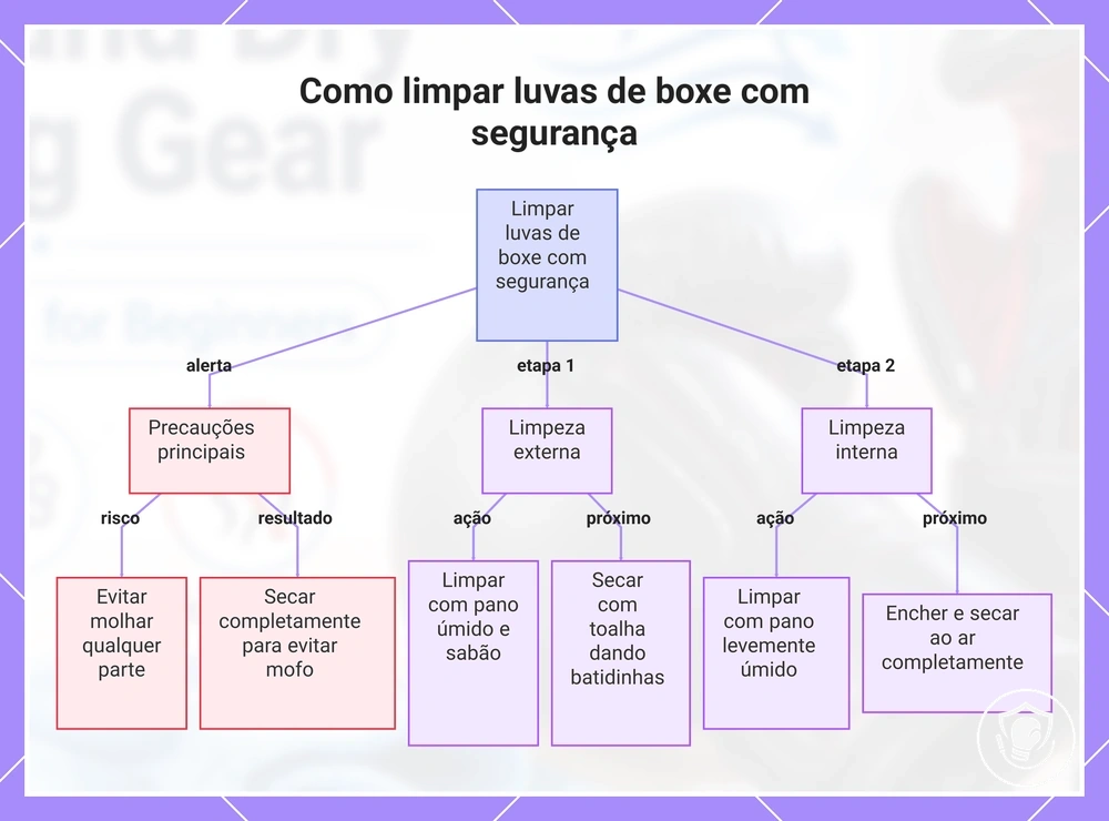 Como limpar luvas de boxe com segurança