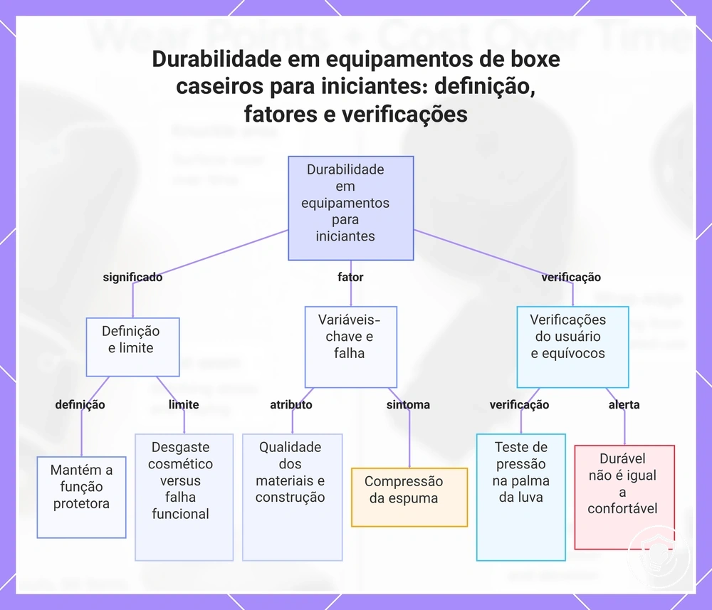 Durabilidade em equipamentos de boxe caseiros para iniciantes: definição, fatores e verificações