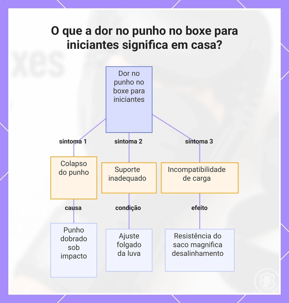 O que a dor no punho no boxe para iniciantes significa em casa?