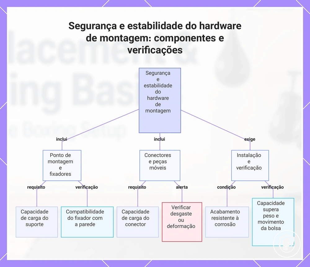 Segurança e estabilidade do hardware de montagem: componentes e verificações