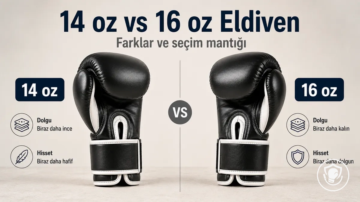 Evde antrenman kararı için karşılaştırılan iki farklı eldiven ağırlığı