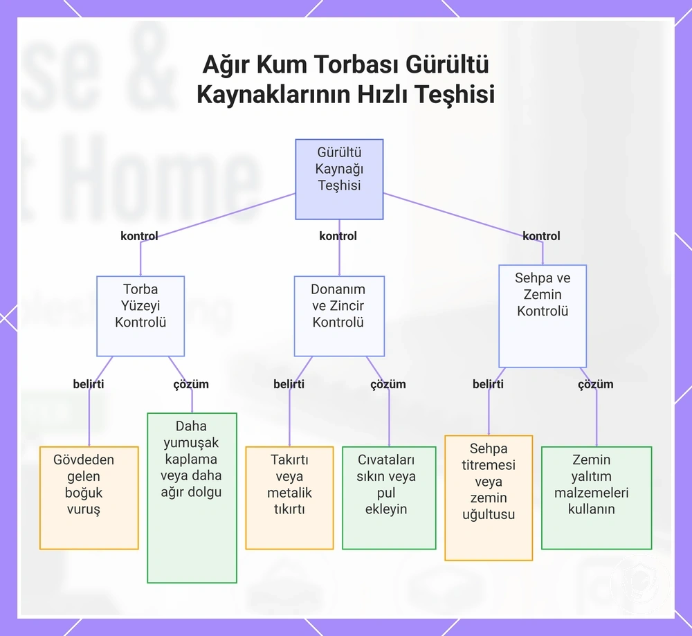 Ağır Kum Torbası Gürültü Kaynaklarının Hızlı Teşhisi