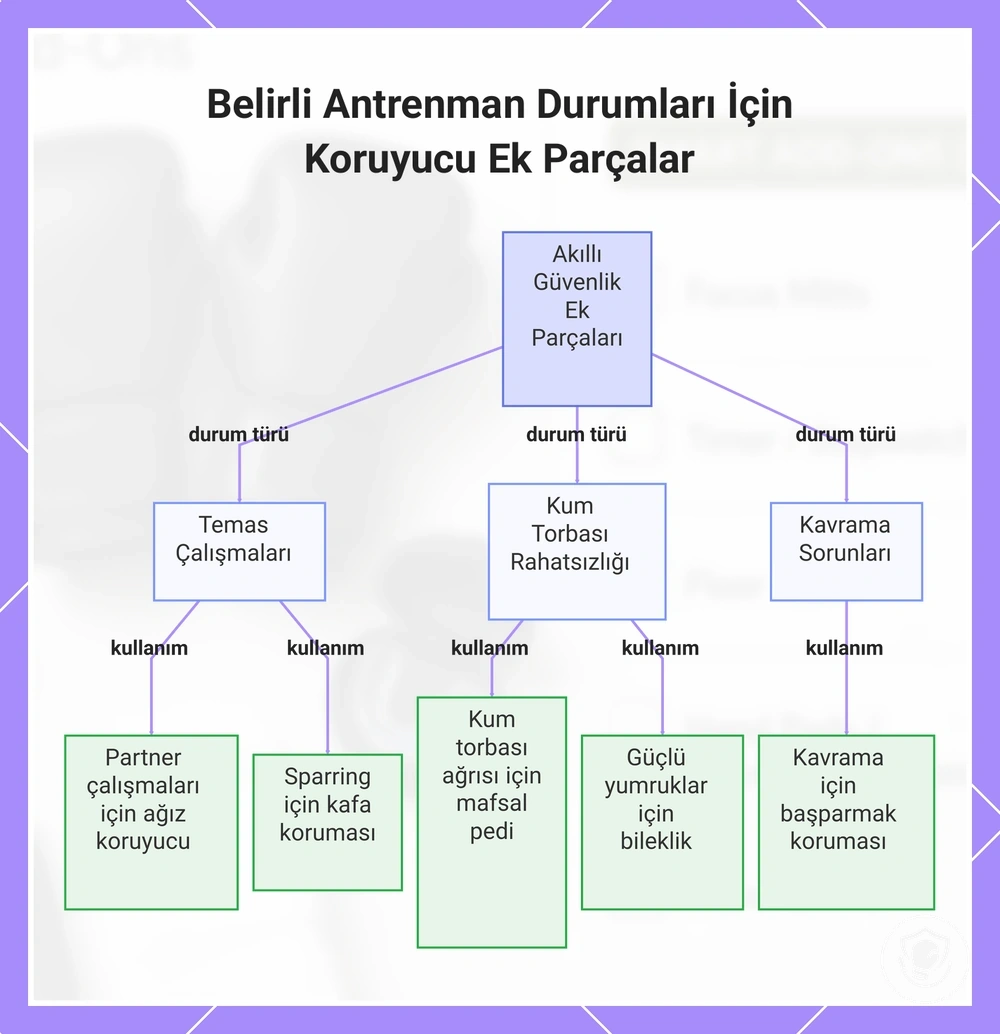 Belirli Antrenman Durumları İçin Koruyucu Ek Parçalar